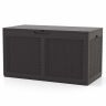 Garden storage box 111x56x61cm., brown