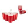 Gra Beer Pong, czerwono-biała