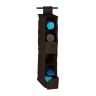 Hanging closet organizer 82x14.5x30cm., dark brown