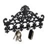 Wall key rack 17x35x3.5cm., black