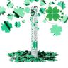 Confetti cannon 40x5x5cm., green color