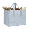 Firewood basket 34.5x43x36.5cm., gray