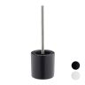 Toilet brush 38.5x12.5cm., silver/dark gray/black
