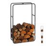 Firewood stand 100x60x25cm., dark gray
