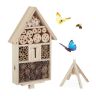 Insect hotel 140x47x31cm., light brown