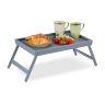 Foldable bed tray 22x63.5x31cm., gray