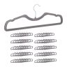 Clothes hangers 50pcs, gray/silver color
