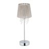 Table lamp 41x14.5cm., silver/gray color