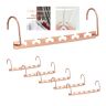 Clothes hangers 6 pcs., copper color