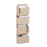 Hanging organizer with 4 compartments, beige