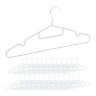 Clothes hangers 24pcs, white