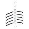 Clothes hanger, black/silver