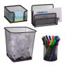 Set of 4 writing implement organizers, black