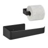 Toilet paper holder 4x15.5x7.5cm., black