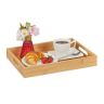 Tray 5.5x40x30cm., light brown
