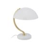 Table lamp 30x25x27cm., white/gold color