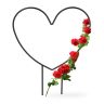 Garden grill "Heart" 1x25x32cm., black