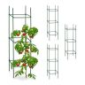 Set of 4 garden grills 120x32x32cm., green