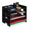 Organizer na przybory do pisania i dokumenty 27x32,5x25 cm, czarny