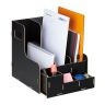 Writing instrument and document organizer 27x24x31.5 cm., black