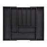 Cutlery tray 5x33.5x44.5cm., black