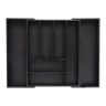Cutlery tray 6.5x35x43.5cm., black