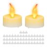 Set of 50 LED candles 4.5x3.5cm., white