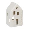 Candle holder "House" 12x7x6cm., white color