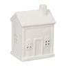 Candle holder "House" 12.5x9x7cm., white color
