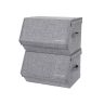 Metal frame storage box set, 2 pcs.