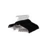 Trouser hangers 30 pcs. black