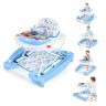 Baby walker 71.5x62x54.5cm., blue/white