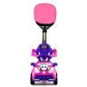 Machine pusher with handle 97x40x90cm., pink/purple color