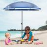 Składany parasol plażowy/ogrodowy Ø 200 cm GPU65WU
