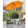 Składany parasol plażowy/ogrodowy Ø 200 cm GPU65OGV1