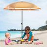 Składany parasol plażowy/ogrodowy Ø 160 cm GPU60OW