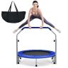 Fitness trampoline 101x122cm., black/blue