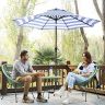 Parasol składany Ø 265 cm z korbą GPU009Q01