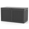 Garden storage box 111x56x61cm., dark gray