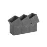 Set of 6 storage boxes