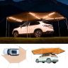 Markiza samochodowa VEVOR ATSA27020PLUS-4LED, lewa, 270°