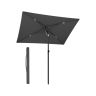SONGMICS Parasol balkonowy, prostokątny, szary, 120 × 230 × 190 cm