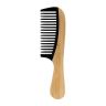 Bambusowy grzebień barberski ACTIVESHOP Loft NN-09, drewno/czarny, 19 × 5 cm