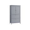 Bathroom cabinet 30x60x110cm., gray