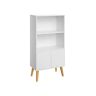 Scandinavian bookcase, white