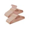 Set of 50 velvet clothes hangers, light pink