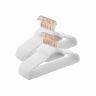 White velvet hanger set, 50 pcs.