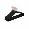 Velvet hanger set 20pcs, black