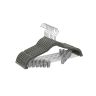 Clothes hangers 10pcs, silver/gray