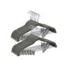Clothes hangers 20pcs, silver/gray